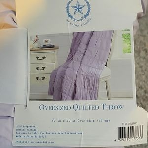 Over sized quilted throw